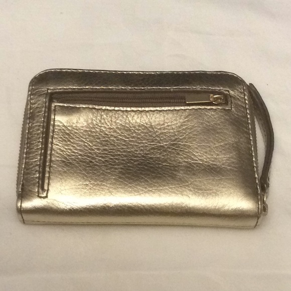 Fossil metallic leather wallet - Picture 2 of 5